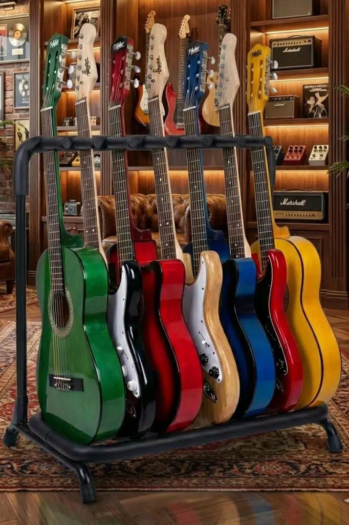 Lastvoice Gtr-07 Profesyonel 7'li (yedili) Gitar Standı Sehpası Lastvoice Gtr-07 Profesyonel 7'li (yedili) Gitar Standı Sehpası