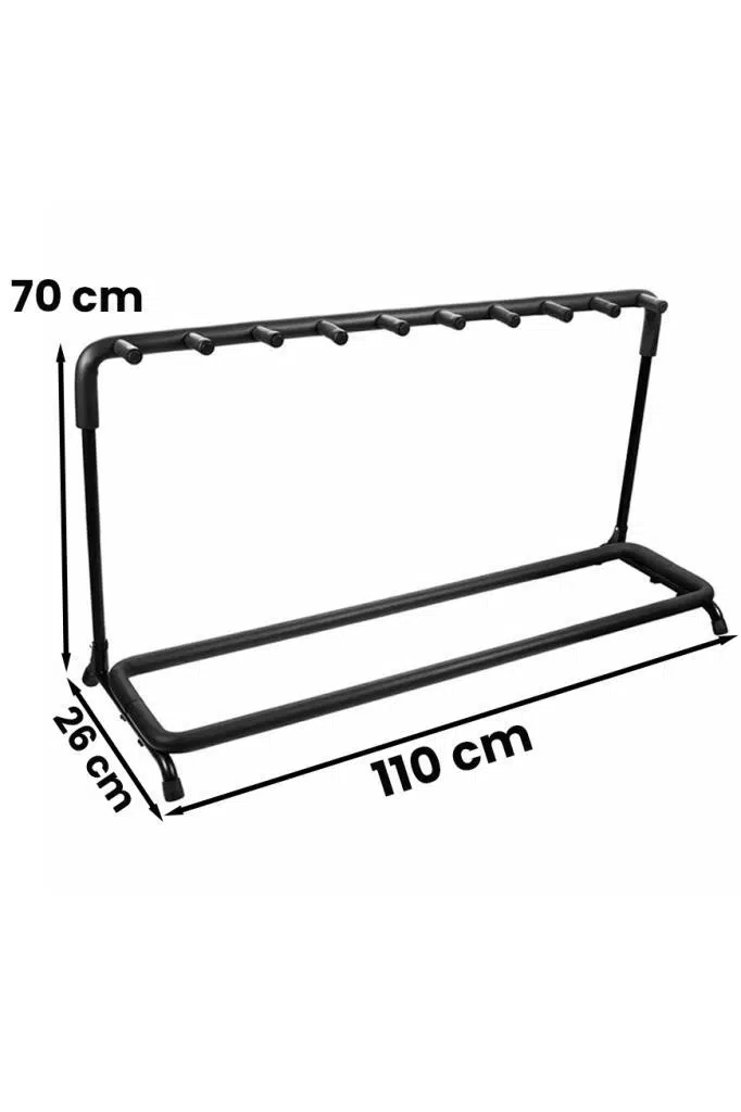 Lastvoice Gtr-09 Çoklu 9`lu (Dokuzlu) Gitar Standı Sehpası