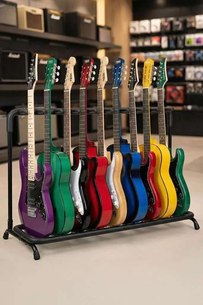 Lastvoice Gtr-09 Çoklu 9'lu (Dokuzlu) Gitar Standı Sehpası Lastvoice Gtr-09 Çoklu 9'lu (Dokuzlu) Gitar Standı Sehpası