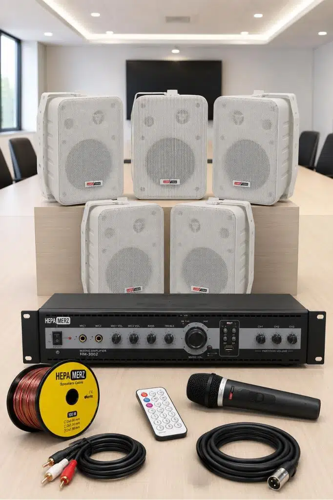 Lastvoice High Voice Paket-2 Bölgeli Anfi ve Duvar Hoparlör Ses Anons Sistemi Seti Lastvoice High Voice Paket-2 Bölgeli Anfi ve Duvar Hoparlör Ses Anons Sistemi Seti