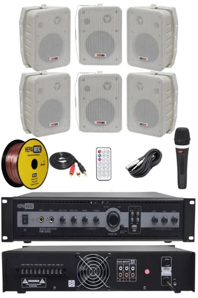Lastvoice High Voice Paket-3 Bölgeli Anfi ve Duvar Hoparlör Ses Anons Sistemi Seti Lastvoice High Voice Paket-3 Bölgeli Anfi ve Duvar Hoparlör Ses Anons Sistemi Seti