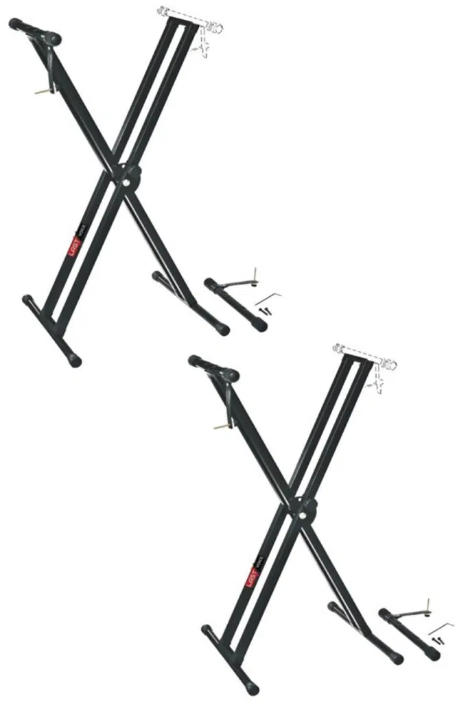 Lastvoice Ks-04DX 2Lİ SET Çift Profilli 7 Kademeli Üst Segmen Org Sehpası Standı Ayağı (Sabitleme Kayışlı) Lastvoice Ks-04DX 2Lİ SET Çift Profilli 7 Kademeli Üst Segmen Org Sehpası Standı Ayağı (Sabitleme Kayışlı)