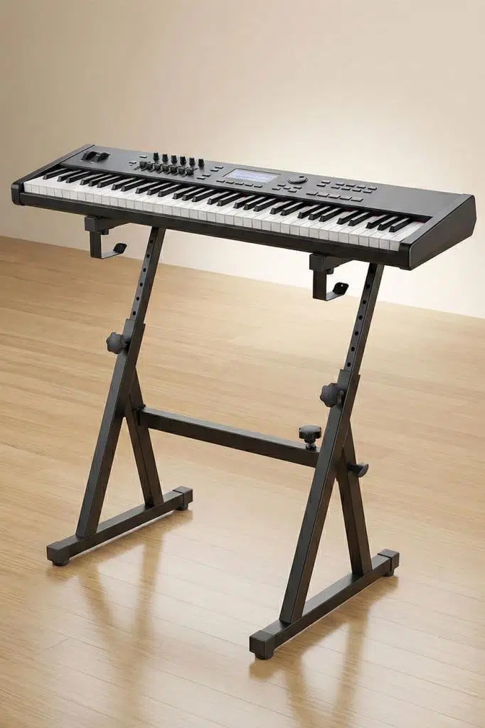 Lastvoice KS-15 PRO Yüksek Kaliteli Tekerlekli Estetik Şık Org Standı Sehpası