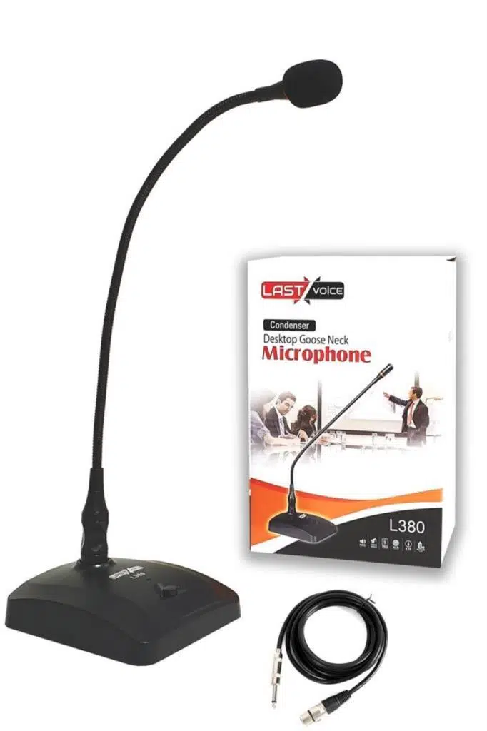 Lastvoice L-380 Profesyonel Masa Mikrofon ( Işıklı Kürsü Mikrofon ) Lastvoice L-380 Profesyonel Masa Mikrofon ( Işıklı Kürsü Mikrofon )