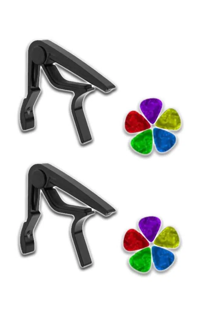 Lastvoice LCT-90BK-X Gitar Capo Metal Kapo Kaliteli ( 2Lİ SET + 10 PENA) Lastvoice LCT-90BK-X Gitar Capo Metal Kapo Kaliteli ( 2Lİ SET + 10 PENA)