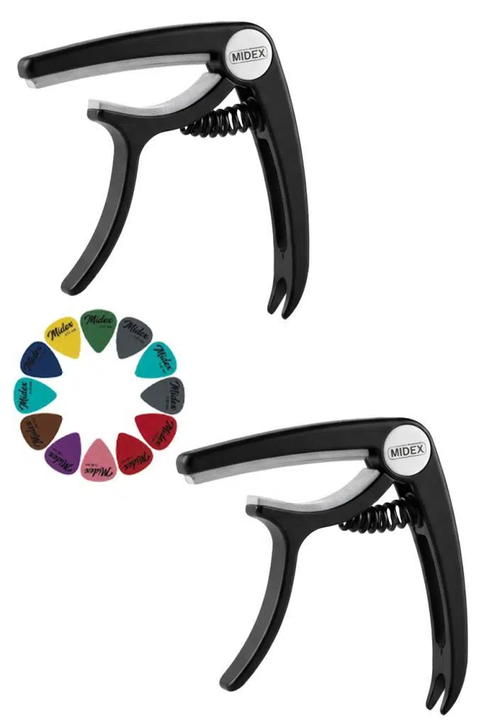 Lastvoice LCT-90BK-X Kaliteli Gitar Capo Sağlam Tutuş ( 2'li Set+12 Pena) Lastvoice LCT-90BK-X Kaliteli Gitar Capo Sağlam Tutuş ( 2'li Set+12 Pena)