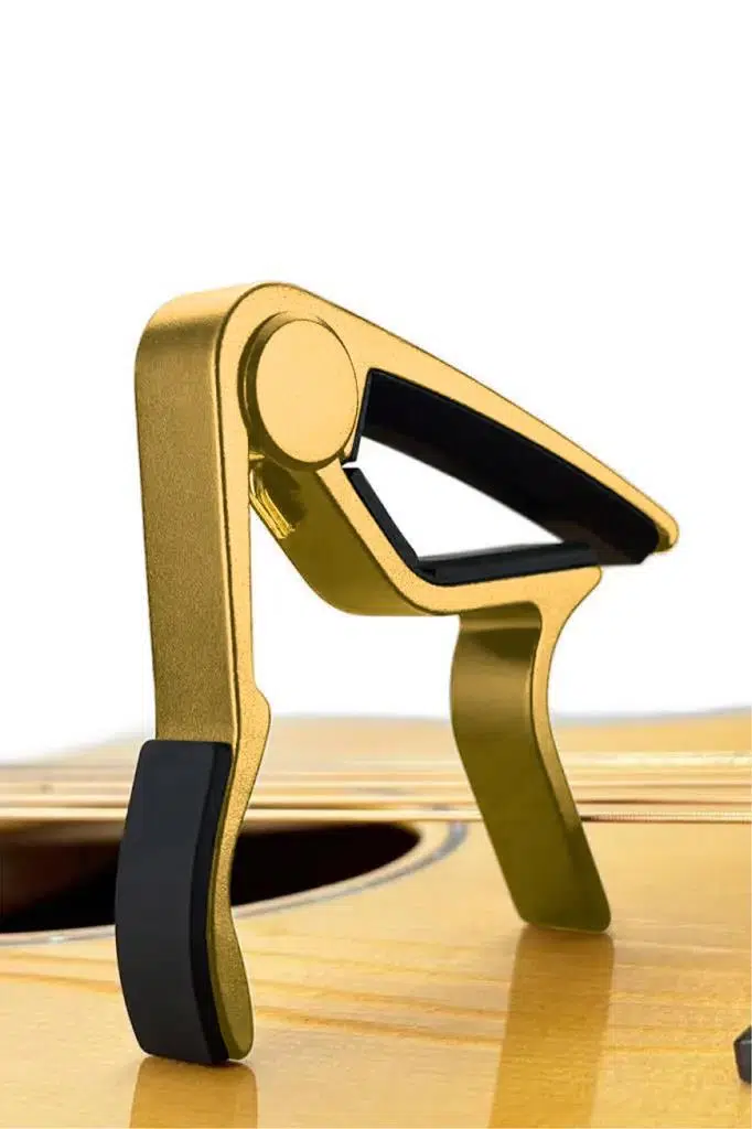 Lastvoice LCT-90GLD Gitar Capo Metal Kapo Kaliteli Pena Hediye