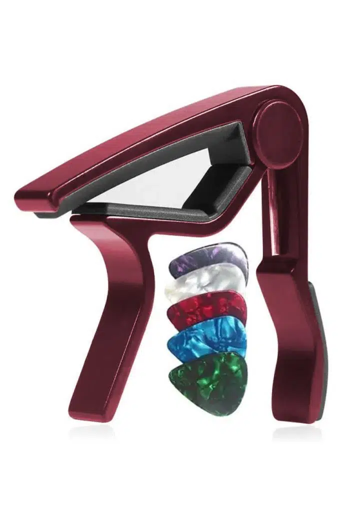 Lastvoice LCT-90RD Gitar Capo Metal Kapo Kaliteli 5 Adet Pena Hediye Lastvoice LCT-90RD Gitar Capo Metal Kapo Kaliteli 5 Adet Pena Hediye