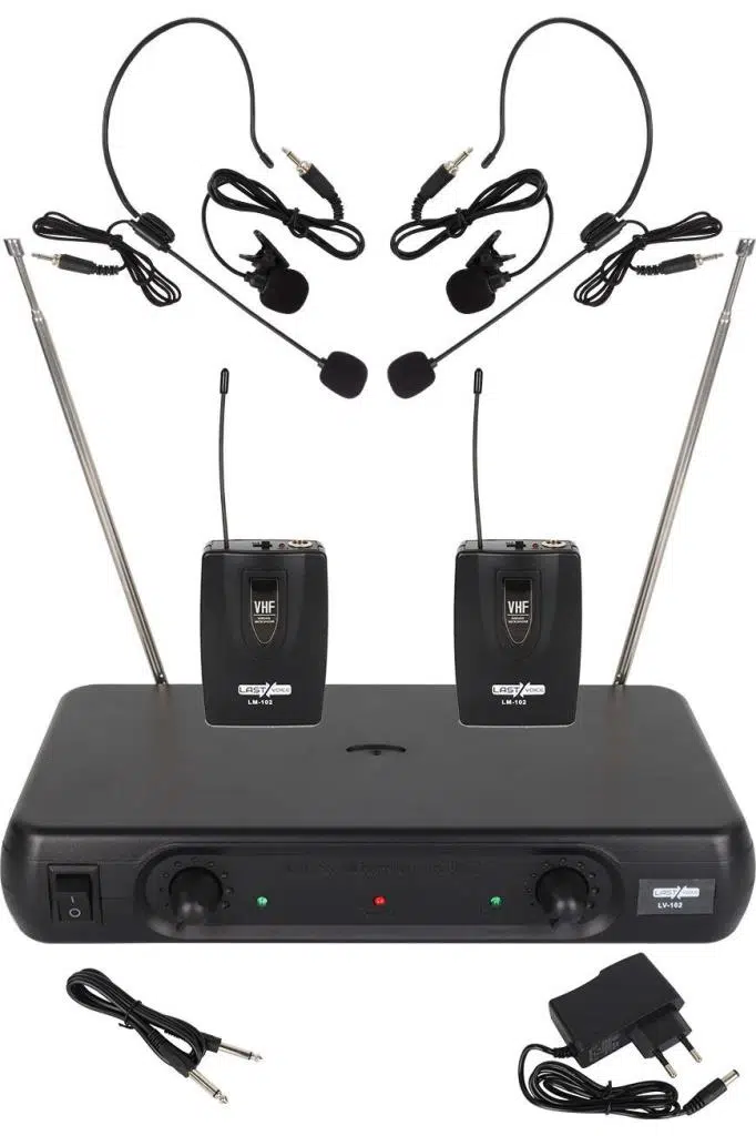 Lastvoice LM-102YY Çiftli Yaka ve Headset Tipi VHF Telsiz Kablosuz Mikrofon Lastvoice LM-102YY Çiftli Yaka ve Headset Tipi VHF Telsiz Kablosuz Mikrofon