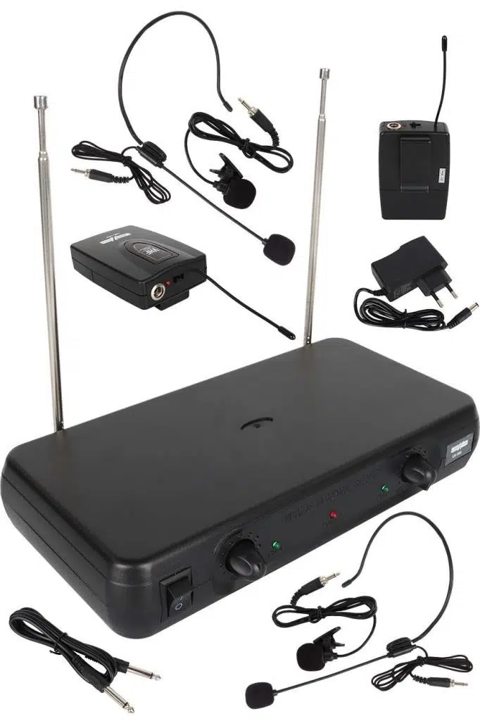 Lastvoice LM-102YY Çiftli Yaka ve Headset Tipi VHF Telsiz Kablosuz Mikrofon Lastvoice LM-102YY Çiftli Yaka ve Headset Tipi VHF Telsiz Kablosuz Mikrofon