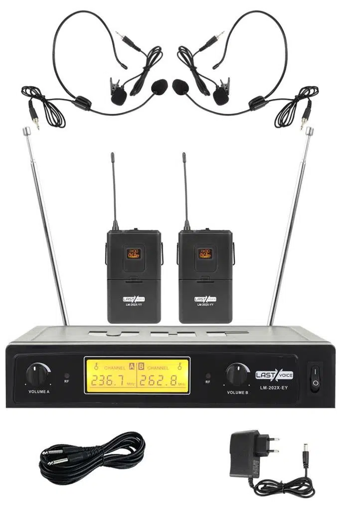 Lastvoice Lm-202H Çiftli Telsiz Kablosuz Headset Kulaklık Mikrofon Lastvoice Lm-202H Çiftli Telsiz Kablosuz Headset Kulaklık Mikrofon