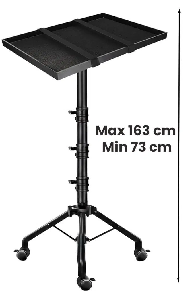 Lastvoice LP-22L Tekerlekli Ayarlanabilir Yüksek Kaliteli Notebook Laptop Standı Sehpası 73-163 Cm