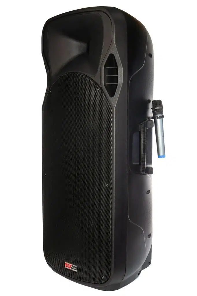 Lastvoice LS-P1515 Mikrofonlu Şarjlı Taşınabilir Portatif Kule Ses Sistemi Seti 2x15 İnç 1700W Yüksek Kalite Lastvoice LS-P1515 Mikrofonlu Şarjlı Taşınabilir Portatif Kule Ses Sistemi Seti 2x15 İnç 1700W Yüksek Kalite