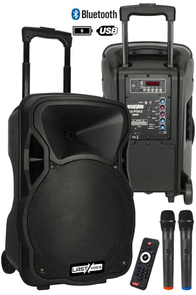 Lastvoice LS-P1912EE-ST Portatif Taşınabilir Mikrofonlu Stantlı Seyyar Ses Sistemi 12 İNÇ 800 WATT Lastvoice LS-P1912EE-ST Portatif Taşınabilir Mikrofonlu Stantlı Seyyar Ses Sistemi 12 İNÇ 800 WATT