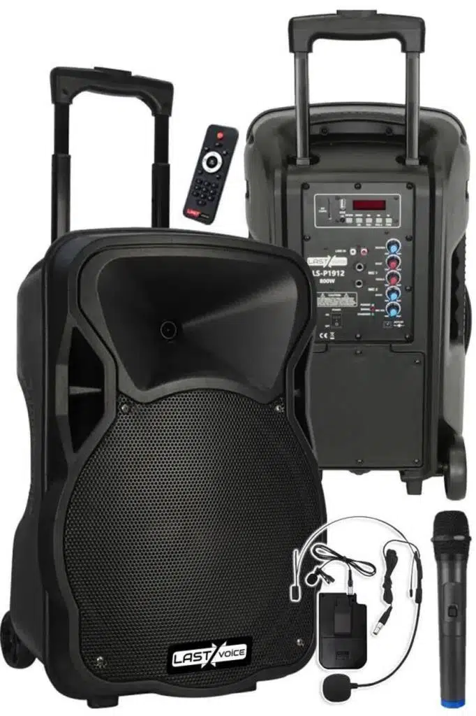 Lastvoice LS-P1912EH Portatif Taşınabilir Headset Mikrofonlu Seyyar Ses Sistemi 12 İNÇ 800 WATT Lastvoice LS-P1912EH Portatif Taşınabilir Headset Mikrofonlu Seyyar Ses Sistemi 12 İNÇ 800 WATT