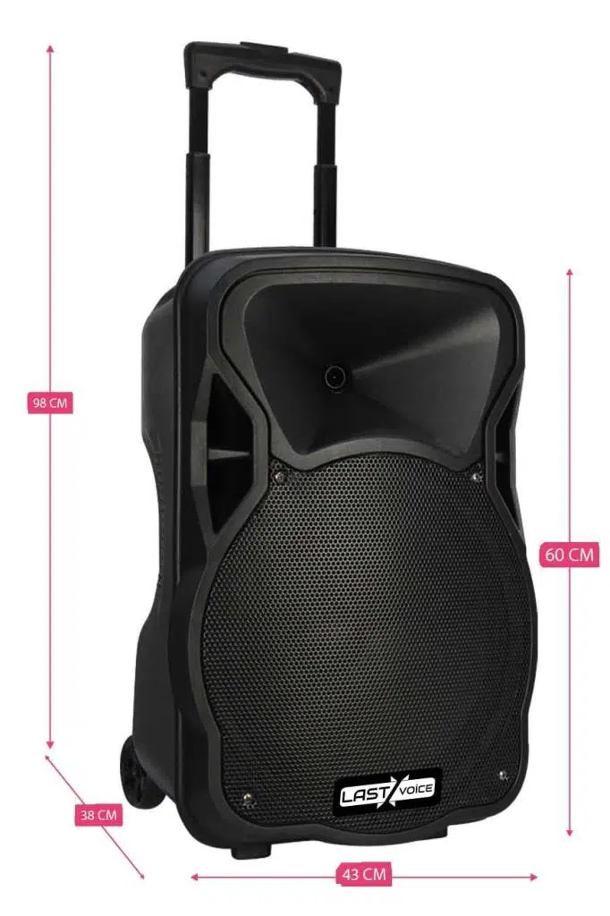 Lastvoice LS-P1915EE-PAK Portatif Taşınabilir Şarjlı Ses Sistemi Aktif + Pasif Set (1200W + 800W) Lastvoice LS-P1915EE-PAK Portatif Taşınabilir Şarjlı Ses Sistemi Aktif + Pasif Set (1200W + 800W)