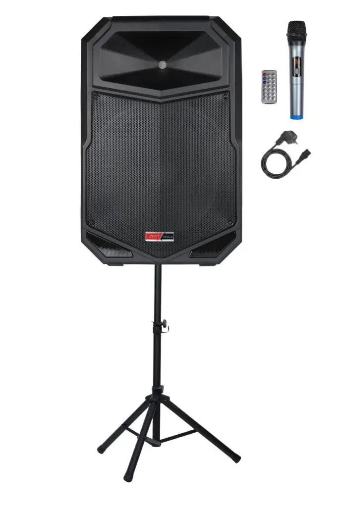 Lastvoice LS-P2915 Portatif Taşınabilir Mikrofonlu Şarjlı Ses Sistemi Hoparlör 15 İNÇ 850 WATT