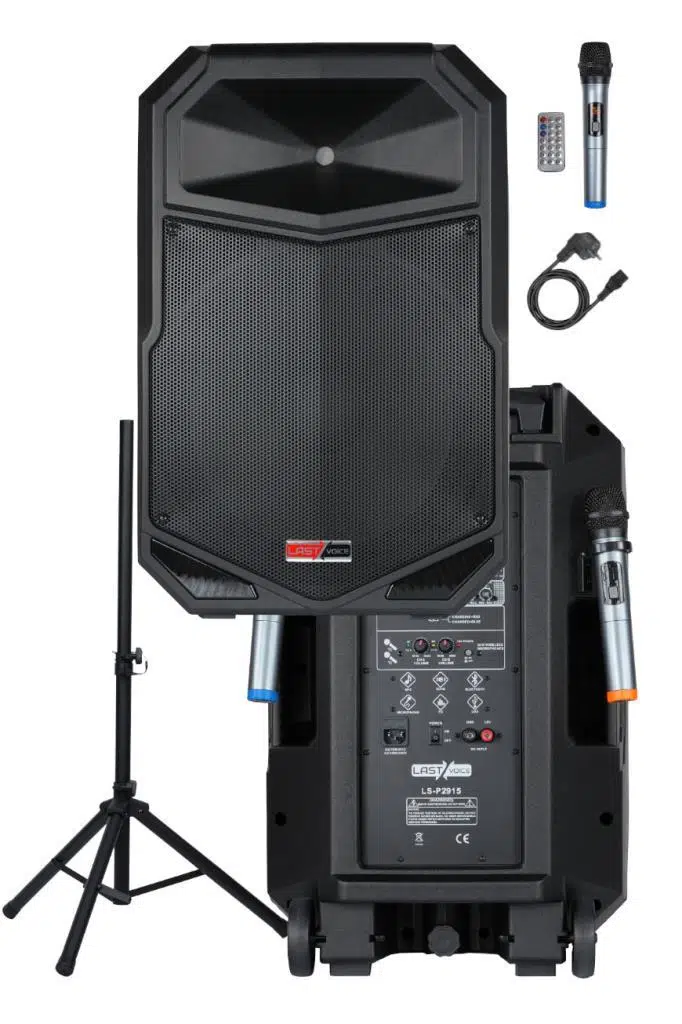 Lastvoice LS-P2915 Portatif Taşınabilir Mikrofonlu Şarjlı Ses Sistemi Hoparlör 15 İNÇ 850 WATT Lastvoice LS-P2915 Portatif Taşınabilir Mikrofonlu Şarjlı Ses Sistemi Hoparlör 15 İNÇ 850 WATT
