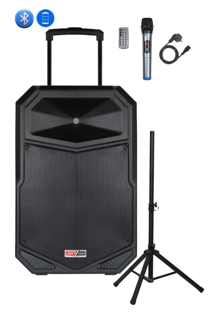 Lastvoice LS-P2915 Portatif Taşınabilir Mikrofonlu Şarjlı Ses Sistemi Hoparlör 15 İNÇ 850 WATT Lastvoice LS-P2915 Portatif Taşınabilir Mikrofonlu Şarjlı Ses Sistemi Hoparlör 15 İNÇ 850 WATT