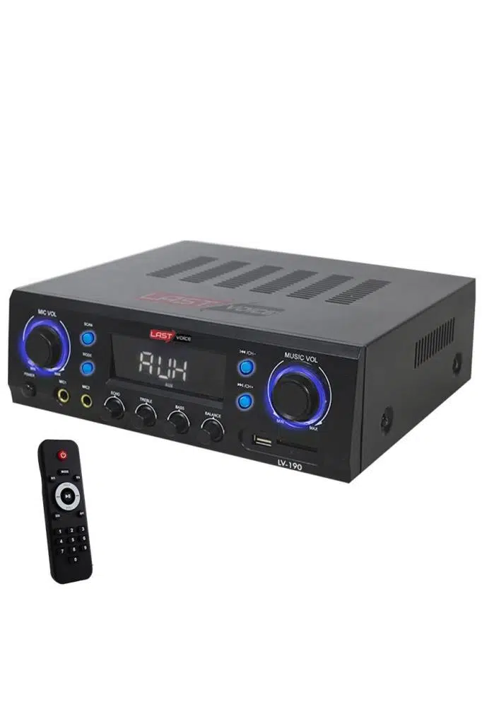 Lastvoice Lv-190 Stereo Mikser Anfi 2x200 Watt Usb Mp3 240V Lastvoice Lv-190 Stereo Mikser Anfi 2x200 Watt Usb Mp3 240V