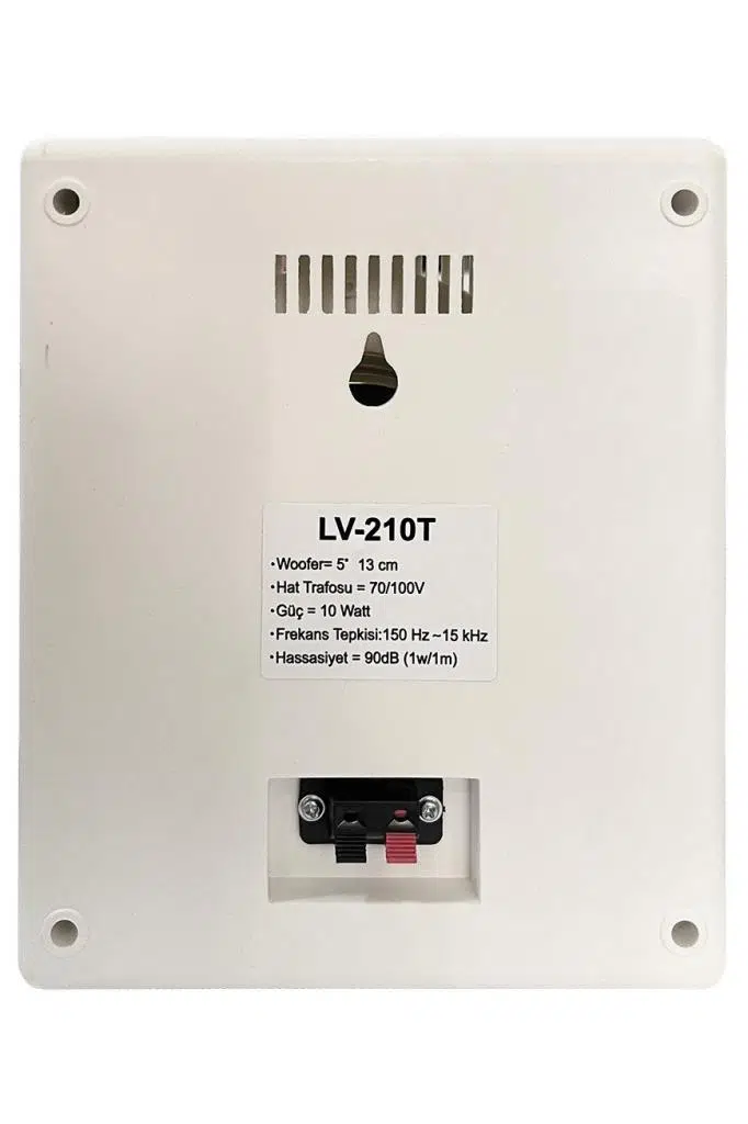 Lastvoice Lv-210T - Duvar Tipi 13 cm 10 Watt Hoparlör