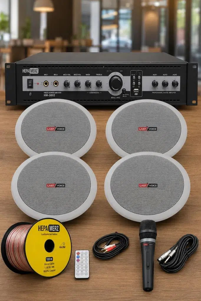 Lastvoice Maxx Paket-1 Tavan Hoparlörü ve 3 Bölgeli Anfi Ses Sistemi Paketi (Full Set) Lastvoice Maxx Paket-1 Tavan Hoparlörü ve 3 Bölgeli Anfi Ses Sistemi Paketi (Full Set)
