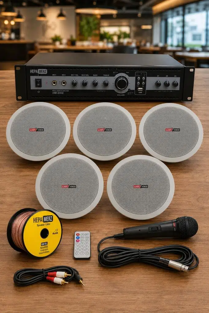 Lastvoice Maxx Paket-2 Tavan Hoparlörü ve 3 Bölgeli Anfi Ses Sistemi Paketi (Full Set) Lastvoice Maxx Paket-2 Tavan Hoparlörü ve 3 Bölgeli Anfi Ses Sistemi Paketi (Full Set)