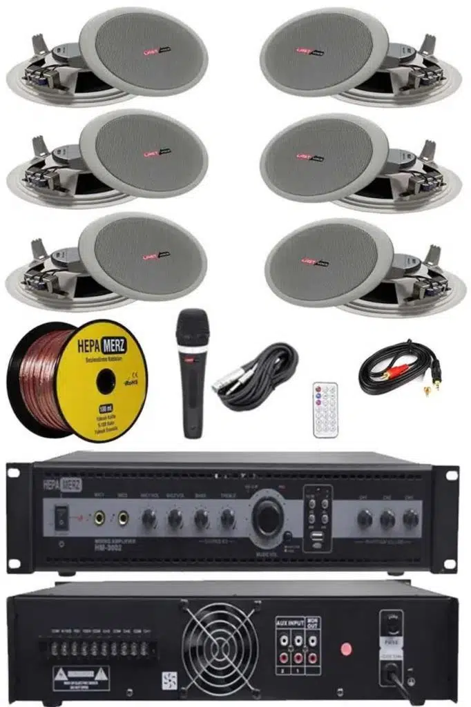 Lastvoice Maxx Paket-3 Tavan Hoparlörü ve 3 Bölgeli Anfi Ses Sistemi Paketi (Full Set) Lastvoice Maxx Paket-3 Tavan Hoparlörü ve 3 Bölgeli Anfi Ses Sistemi Paketi (Full Set)