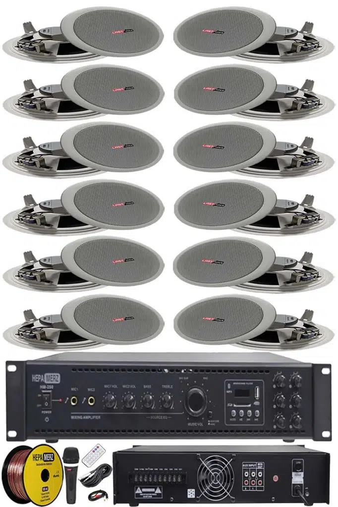 Lastvoice Maxx Paket-6 Tavan Hoparlörü ve 6 Bölgeli Anfi Ses Sistemi Paketi (Full Set) Lastvoice Maxx Paket-6 Tavan Hoparlörü ve 6 Bölgeli Anfi Ses Sistemi Paketi (Full Set)
