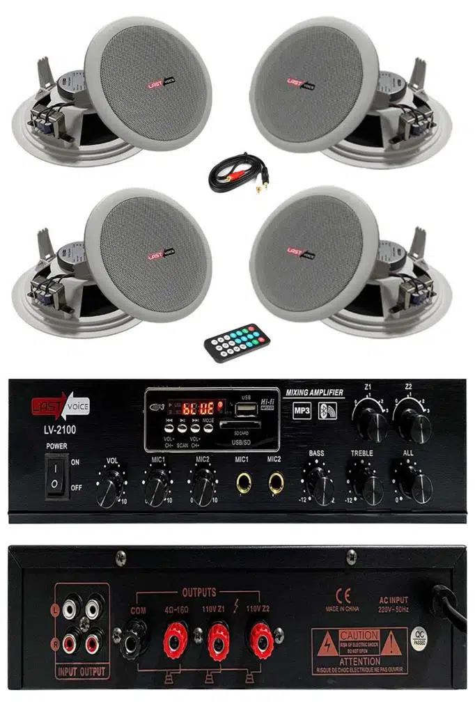 Lastvoice Middle Paket-1 Tavan Hoparlörü ve Anfi Ses Sistemi (ANFİ + 4 HOPARLÖR) Lastvoice Middle Paket-1 Tavan Hoparlörü ve Anfi Ses Sistemi (ANFİ + 4 HOPARLÖR)