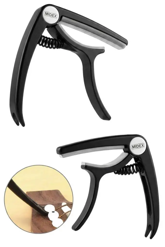 Lastvoice Midex LCT-90BK-500X Kapo 500'lü Toptan Capo Gitar Bağlama