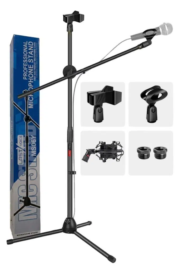 Lastvoice MS06-SHM03 Mikrofon Standı ( Ayağı ) + Shock Mount Lastvoice MS06-SHM03 Mikrofon Standı ( Ayağı ) + Shock Mount