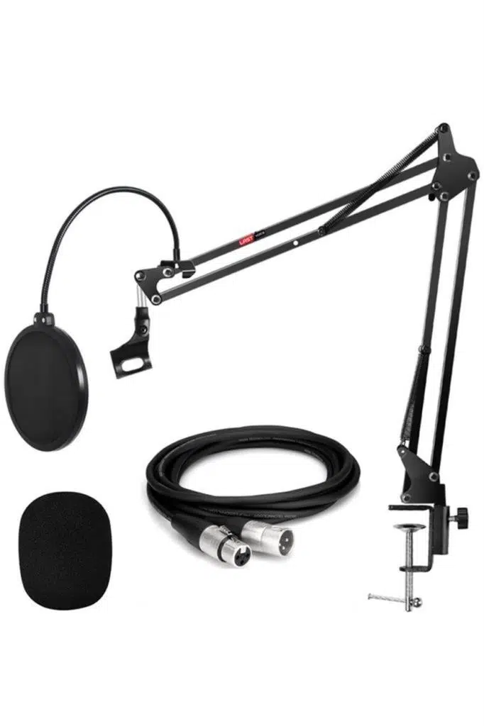 Lastvoice Nb39PSX Set Stüdyo Masa Mikrofon Standı Pop Filtre XLR Kablo