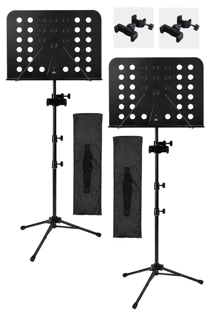 Lastvoice Nt-106X 2Lİ SET Tel Nota Sehpası Makaslı ( Taşıma Çantalı )