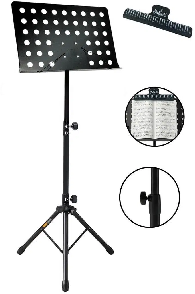 Lastvoice NT-108 Şef Tipi Büyük Boy Kaliteli Nota Sehpası Standı Seti