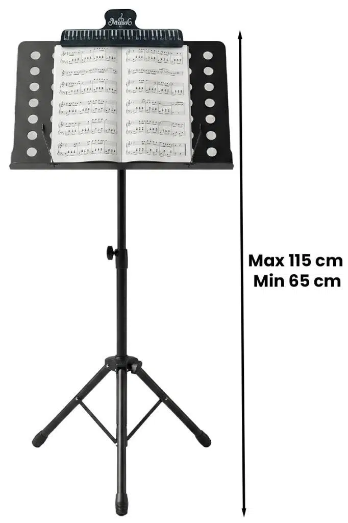 Lastvoice NT-108 Şef Tipi Büyük Boy Kaliteli Nota Sehpası Standı Seti