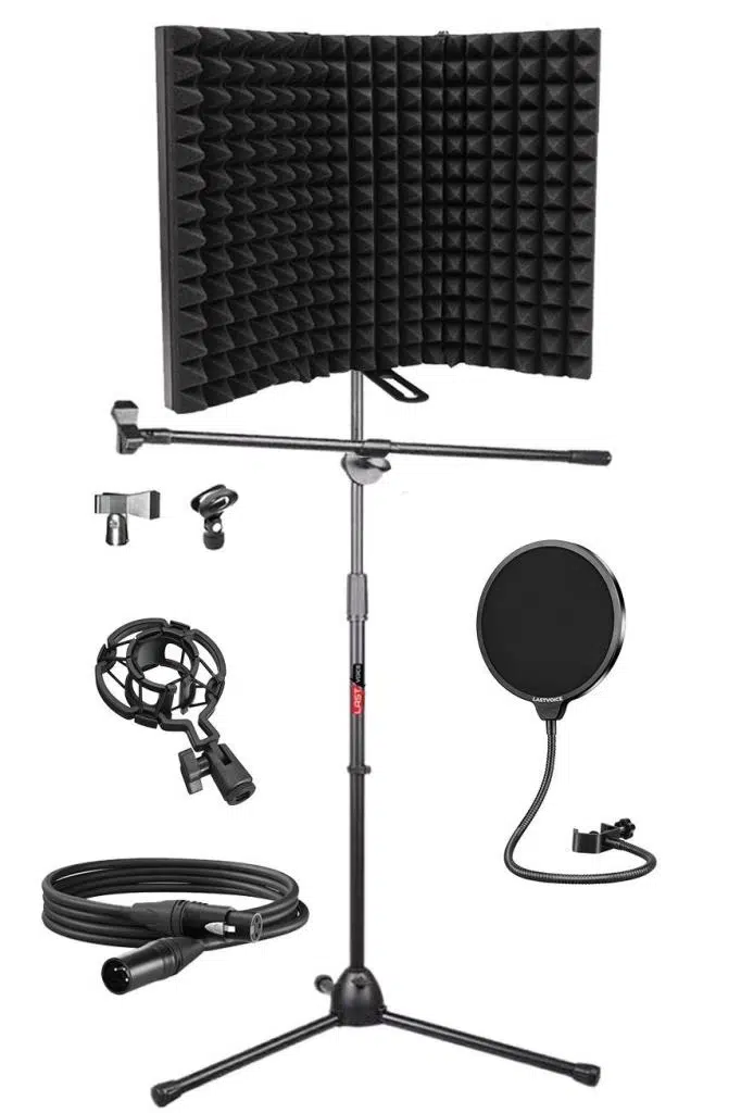 Lastvoice PF-53X Mikrofon Standı Yalıtım Paneli XLR Kablo Pop Filter Lastvoice PF-53X Mikrofon Standı Yalıtım Paneli XLR Kablo Pop Filter