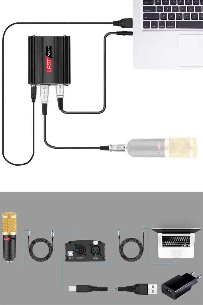 Lastvoice Ph-1000SX +48V Usb Phantom Power Ses Kartı (XLR Kablo 7.1 Kart 3.5 mm Jack Kablo Adaptör) Lastvoice Ph-1000SX +48V Usb Phantom Power Ses Kartı (XLR Kablo 7.1 Kart 3.5 mm Jack Kablo Adaptör)