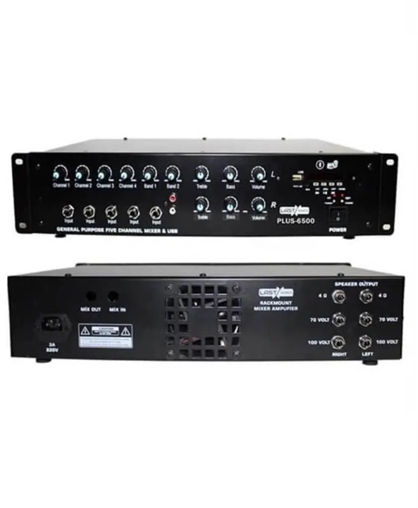 Lastvoice Plus-6500 Stereo Çift Trafolu 2x250 Watt Mikser Anfi Lastvoice Plus-6500 Stereo Çift Trafolu 2x250 Watt Mikser Anfi