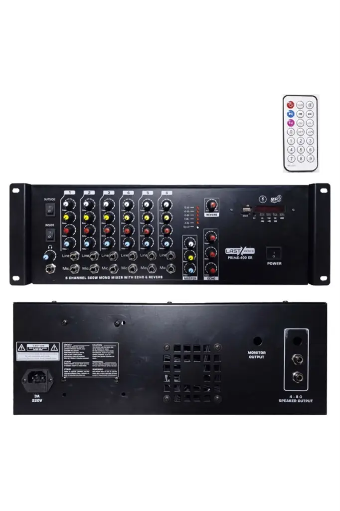 Lastvoice Prime-400W 400 Watt USB Ekho ve Reverbli Cami Anfisi