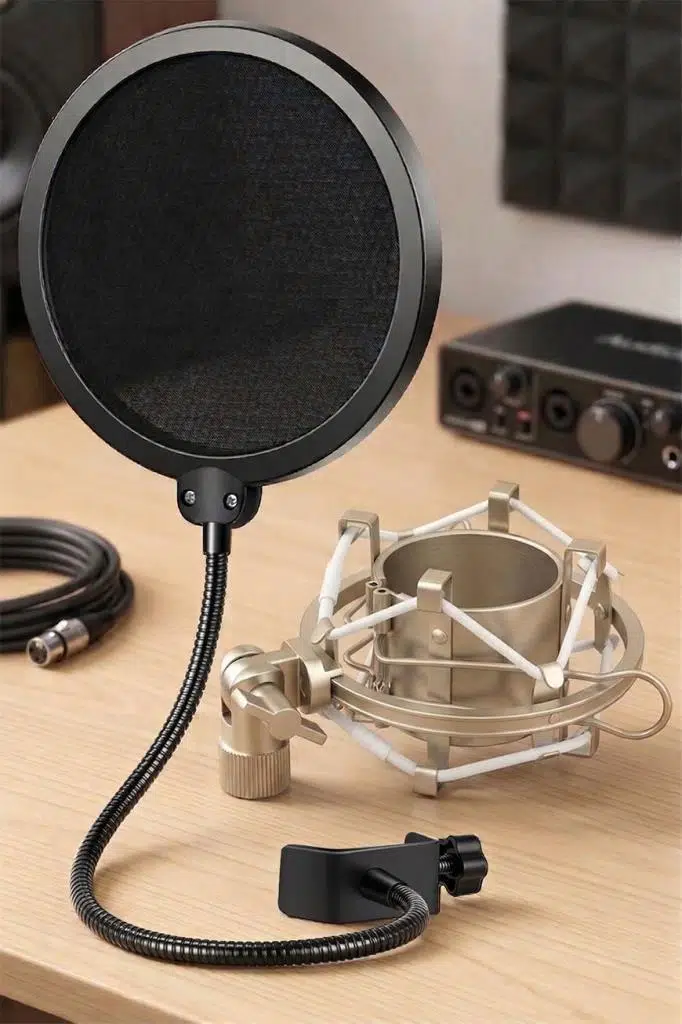 Lastvoice Ps-01SMX Pop Filter + Metal Gri Shock Mount Set Lastvoice Ps-01SMX Pop Filter + Metal Gri Shock Mount Set