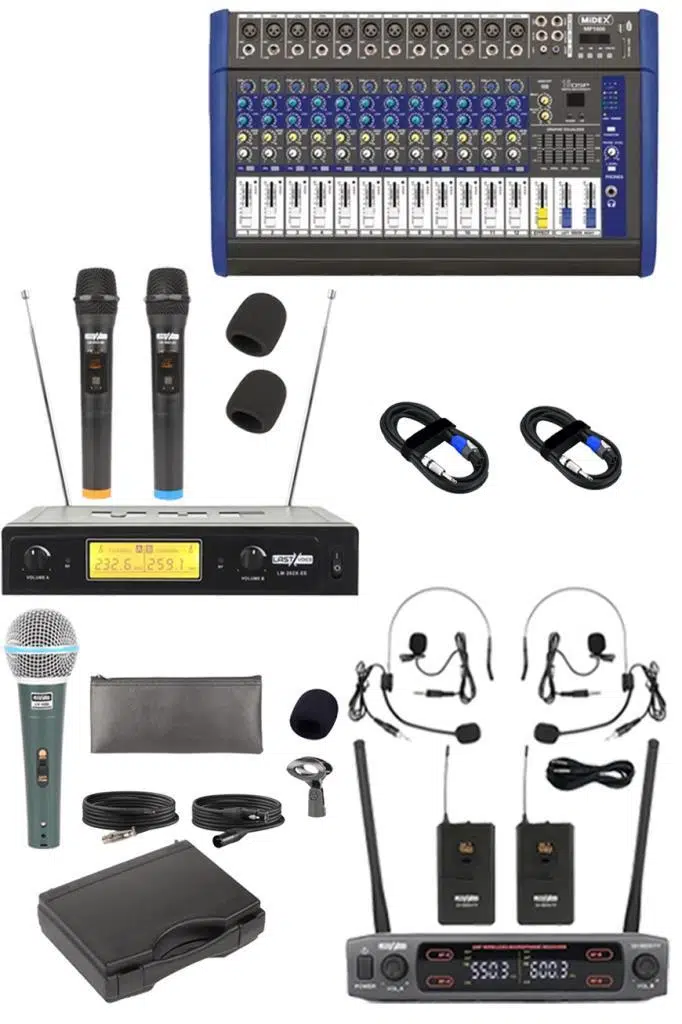 Lastvoice School Paket-3 Okul Tören Ses Sistemi Full Set (Hoparlör Anfi Mikrofon Stand)