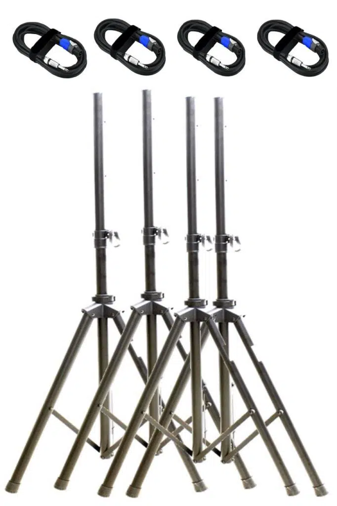 Lastvoice School Paket-4 Okul Tören Ses Sistemi Full Set (Hoparlör Anfi Mikrofon Stand)