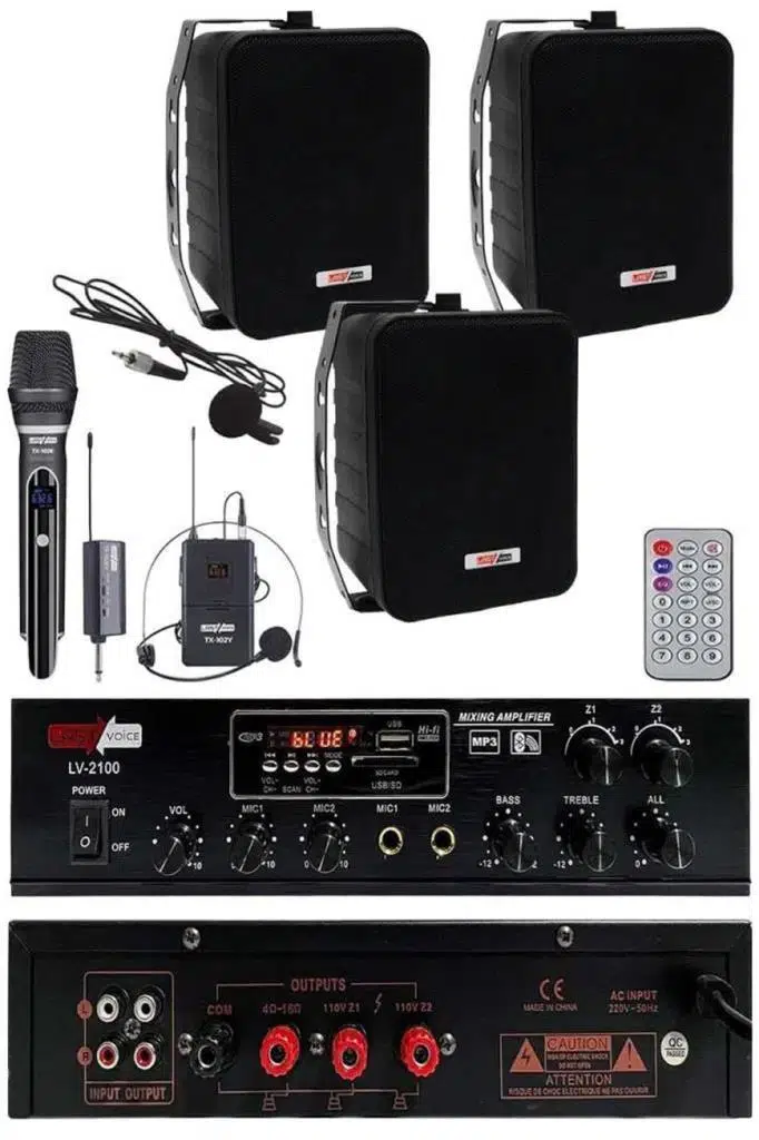 Lastvoice Soft Black Plus Paket-2 Hoparlör ve Anfi Mağaza Ses Sistemi Lastvoice Soft Black Plus Paket-2 Hoparlör ve Anfi Mağaza Ses Sistemi