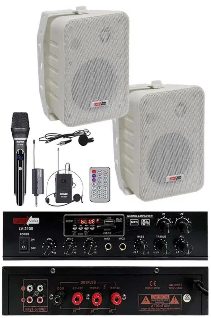 Lastvoice Soft Plus Paket-1 Hoparlör ve Anfi Mağaza Ses Sistemi