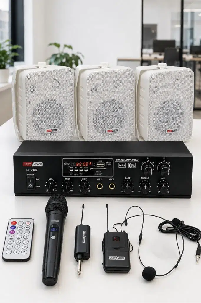 Lastvoice Soft Plus Paket-2 Hoparlör ve Anfi Mağaza Ses Sistemi Lastvoice Soft Plus Paket-2 Hoparlör ve Anfi Mağaza Ses Sistemi