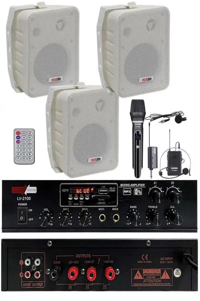 Lastvoice Soft Plus Paket-2 Hoparlör ve Anfi Mağaza Ses Sistemi Lastvoice Soft Plus Paket-2 Hoparlör ve Anfi Mağaza Ses Sistemi