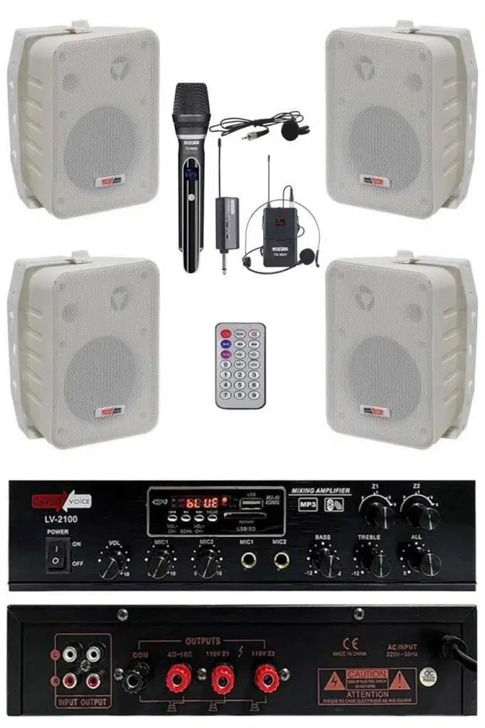 Lastvoice Soft Plus Paket-3 Hoparlör ve Anfi Mağaza Ses Sistemi Lastvoice Soft Plus Paket-3 Hoparlör ve Anfi Mağaza Ses Sistemi