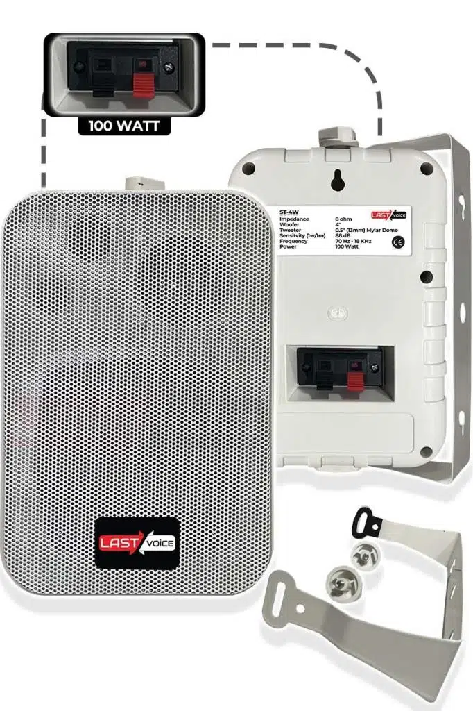 Lastvoice Soft Plus Paket-4 Hoparlör ve Anfi Mağaza Ses Sistemi