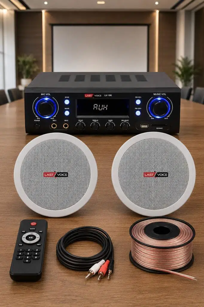 Lastvoice Stately Pack-2 Tavan Hoparlörü ve Anfi Ses Sistemi Seti